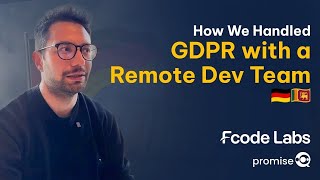How We Handles GDPR with a Remote Dev Team Update
