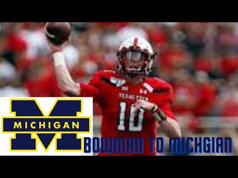 Michigan Football: Transfer Portal. Alan Bowman to Michigan