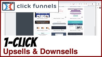 ClickFunnels 1.0 - How to Set Up 1-Click Upsells and Downsells for your Products