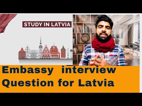 Embassy interview Question for latvia #uzbekistan#dubai #studyinlatvia ...