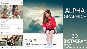 How to create 3D Instagram photo Frame Effect | Photoshop Tutorials