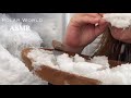 Ice Eating /Messy Eating / Fresh Humidifier Freezer Frost / Eating Out of Freezer