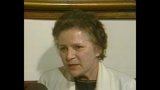 Medailon ČST k 60. narozeninám národní umělkyně Jiřiny Švorcové (1988)