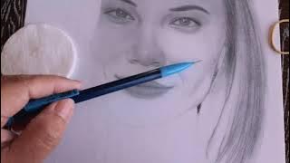 PORTRAIT DRAWING OF A FILIPINA WOMAN #drawings #graphite