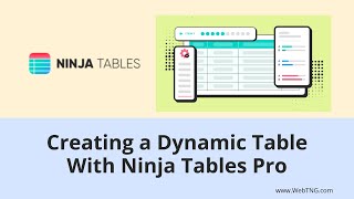 Famous Creating a Dynamic Table with Ninja Tables Pro Net Worth