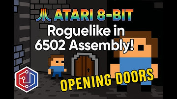 Opening & Closing Doors in 6502 Assembly | Action System for Atari 8-Bit Roguelike
