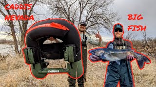 CADDIS NEVADA Float Tube Lands BIG Fish! (First Impression REVIEW) screenshot 4