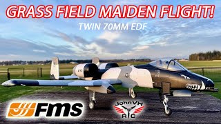 Fms Edf Jet Twin 70Mm A10 Thunderbolt Ii V2 Pnp Maiden Flight Review