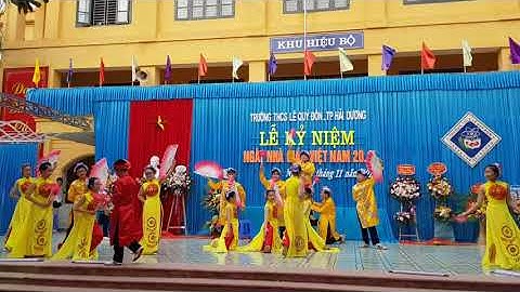 Tiết mục văn nghệ của lớp 7E trường THCS Lê Quý Đôn