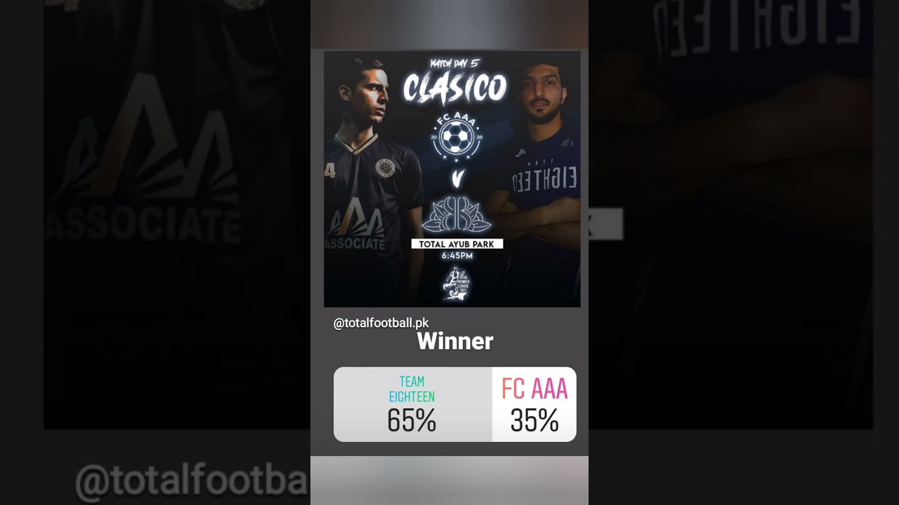 TPL | Team Eighteen vs FC AAA |