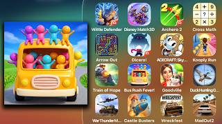 Bus Rush Fever - Latest New Game Update - Gameplay, Walkthrough (iOS,Android) Part 1 screenshot 2