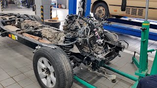 Toyota Prado Accident Car Restoration: Replacement of NonStructural Chassis