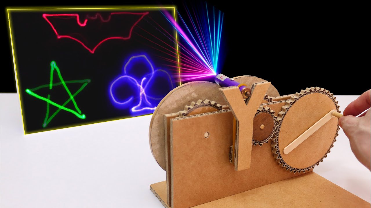 How To Make Amazing Laser Light Show Projector From Cardboard Diy