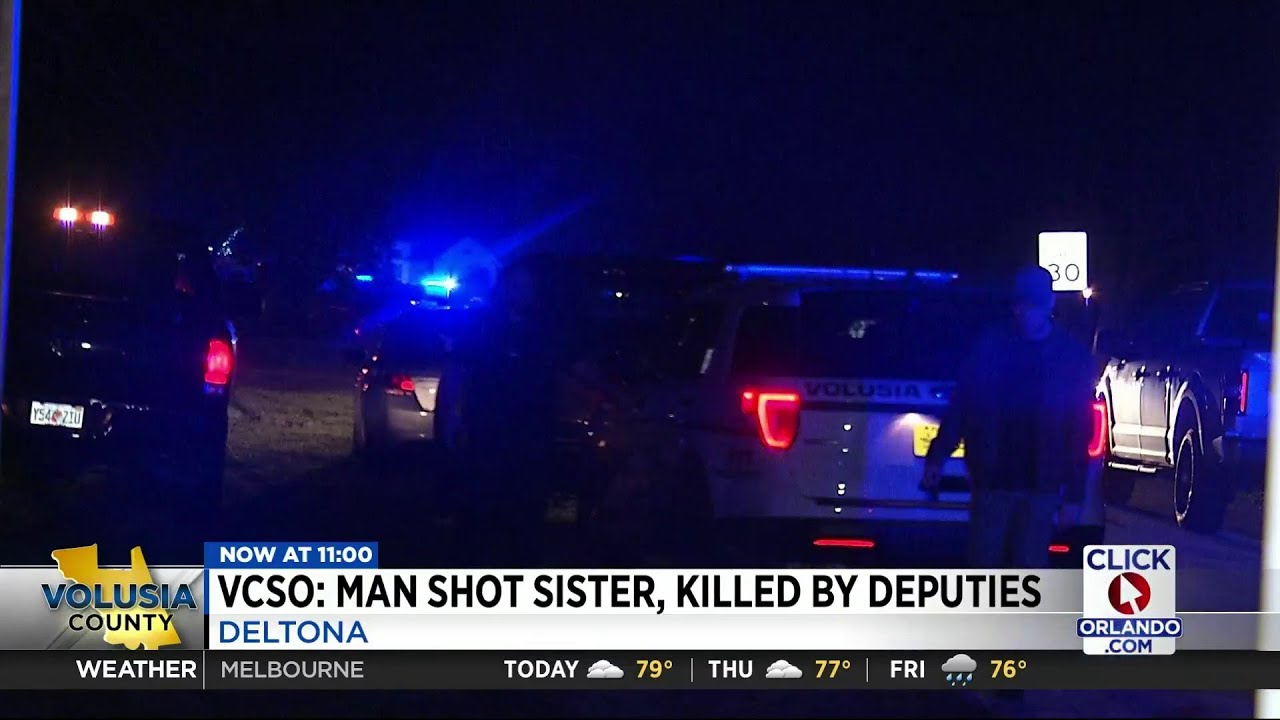 Man shot by Volusia County deputies - YouTube