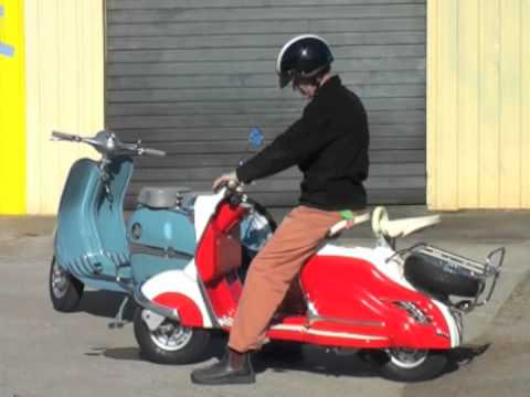 Collection Of 5 Restored Vintage Scooters Taken For A Road Test Collection Of 5 Restored Vintage Scooters Taken For A Road Test