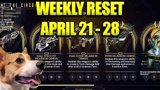 Torid Incarnon Week Best Incarnons! Warframe Weekly Reset April 21 - 28!