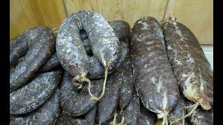 Ripening horse salami with wine /Sudjuck/ - Yami Yami