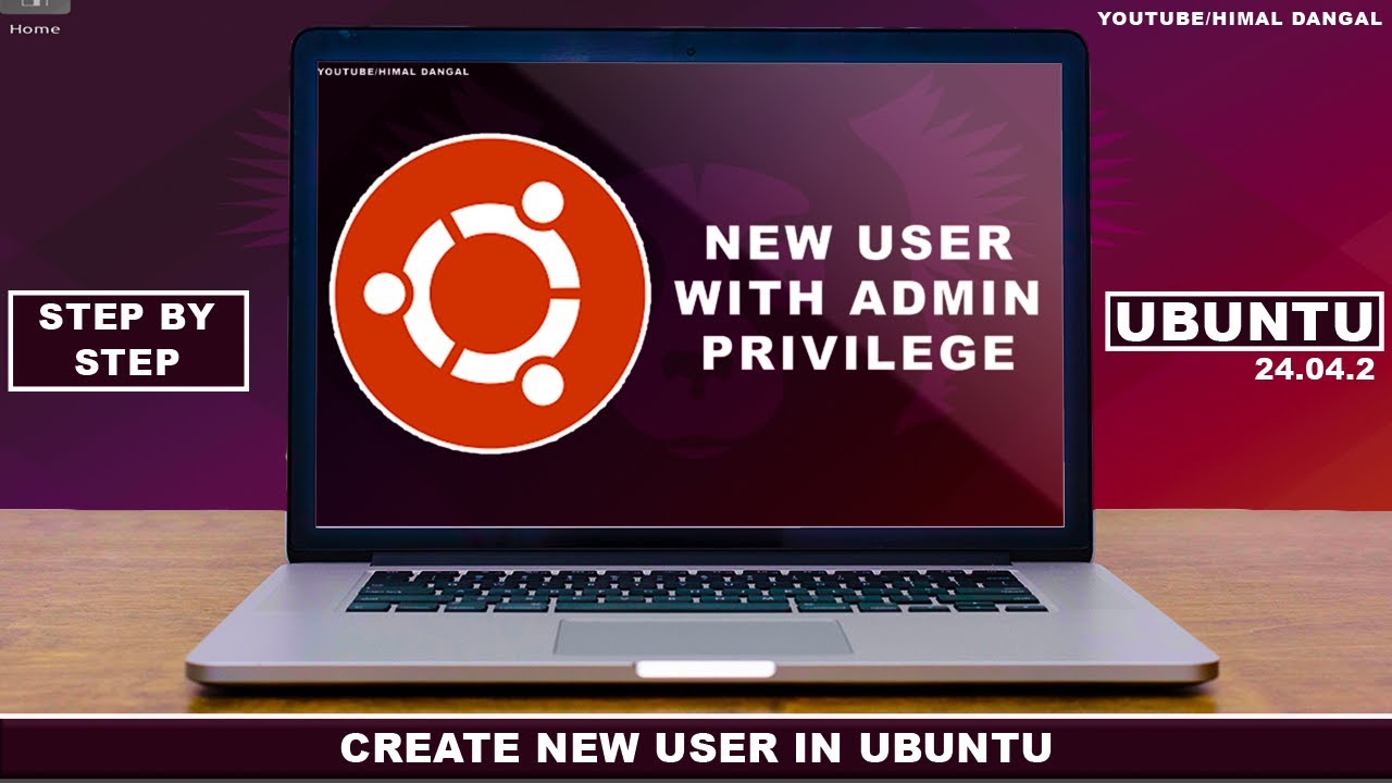 Ubuntu Server User! Create How to Create a New User on Ubuntu 24.04.2 | ADMIN PRIVILEGE | - YouTube