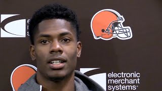 Greedy Williams on making his first NFL start for Browns
