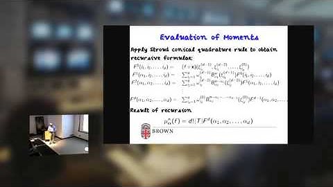 Mark Ainsworth DSCI Seminar  Pyramid algorithms for Bernstein Bezier finite elements of high nonunif