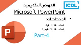 ICDL | شرح برنامج العروض التقديمية PowerPoint | الجزء4 | المخططات