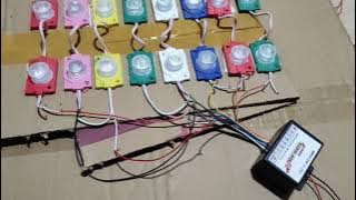 Modul led truk, bak pickup 8 chanel 12v24 v