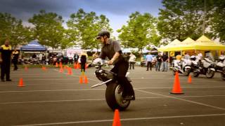 Agility Ride on a certified motorcycle police training course