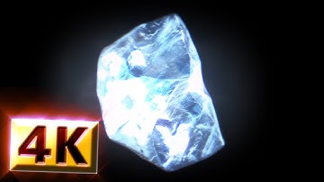 [4K Free Footage]  Ice Crystal Effects Animation 2160p 60fps / Frozen Effects