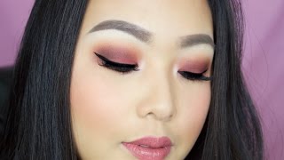 Cranberry Fall Eye Makeup Tutorial | Asian Hooded Eyes