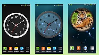 How to add a customizable analog clock Widget for FREE in Android Phone  - 2021 | Riyuu screenshot 2