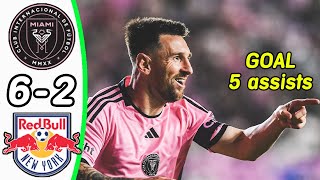 Inter Miami - NY Red Bulls 6:2 - All Goals & Highlights - Messi Goal + 5 assists & Hat-trick Suarez by - Long Shot - 31,601 views 3 weeks ago 5 minutes, 46 seconds