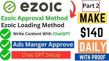 Ezoic Approval With ChatGpt | Catgpt Tutorial | What is Chatgpt | chatgpt explained | chatgpt