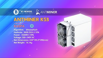 Bitmain Antminer KS3 KAS Miner Setup