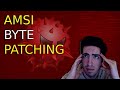 AMSI Byte Patching - Malware development para principiantes
