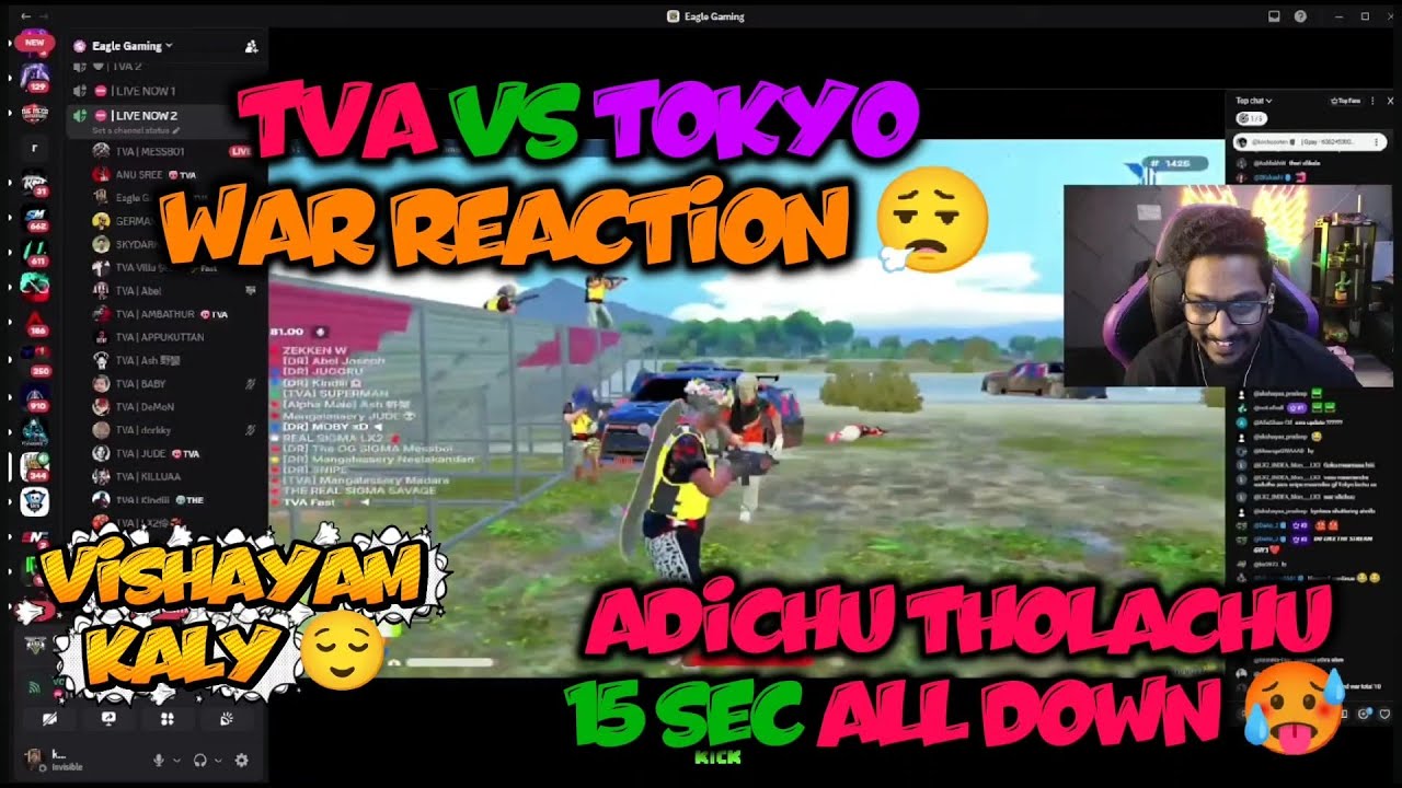 TVA VS TOKYO WAR REACTION 😮‍💨🔥 ADICHU THOLACHU 15 SEC ALL DOWN 🥵 # ...