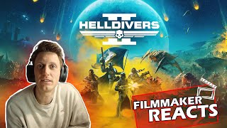 Filmmaker Reacts  HELLDIVERS 2 Cinematic