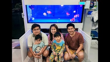 Ty คุณตี้สำโรง : งานร่วมทีมร้านโยติดตั้งตู้ปลาใบใหม่ 60 24 24 กรอง 56 ทำระบบ O4FS จบพร้อมลงปลา Set 4