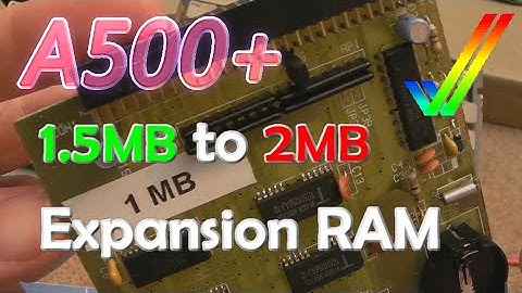 Commodore Amiga A500+ Expansion 512KB to 1MB (2MB Chip)