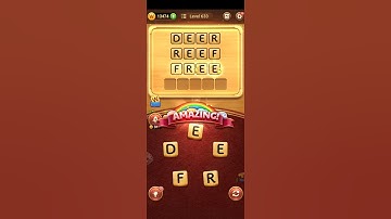 Word Connect Puzzle Level 633 Walkthrough [Bonus Words & Answers] #shorts