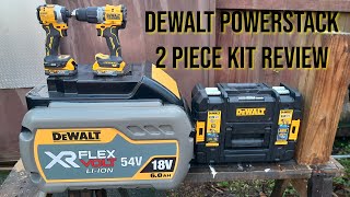 Dewalt Powerstack Hammer Drill and Impact Driver Kit Review IS POWERSTACK REALLY BETTER?