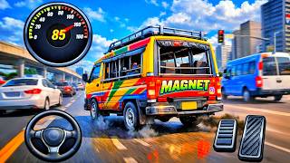 🚛 Mini Cargo Dala Truck in Heavy City Traffic | Mobile Driving Simulator Gameplay 🌆📱 screenshot 5
