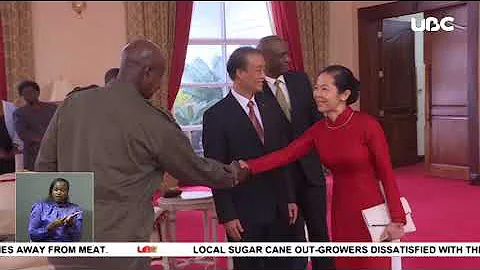President Museveni receives credentials of eight newly appointed envoys to Uganda.