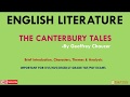 The Canterbury Tales | Canterbury Tales by Geoffrey Chaucer in Hindi | Prologue to Canterbury Tales