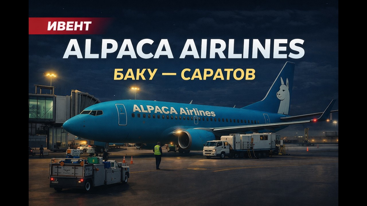 [Alpaca Airlines] [Баку-Саратов] [Ивент]  [B738]  [VATSIM]