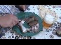 The traditional Swedish way to eat surströmming
