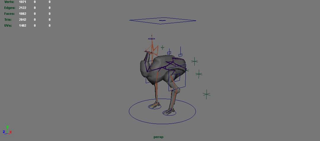 Ostrich Robot Rig Test