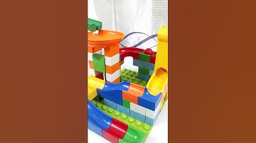 Very Satisfying And Relaxing ASMR Marble Run | DINOPO TV