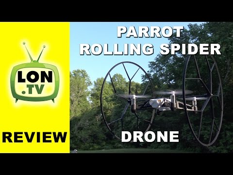 Parrot Rolling Spider Mini Drone Review - Autonomous flying with the Tickle App!