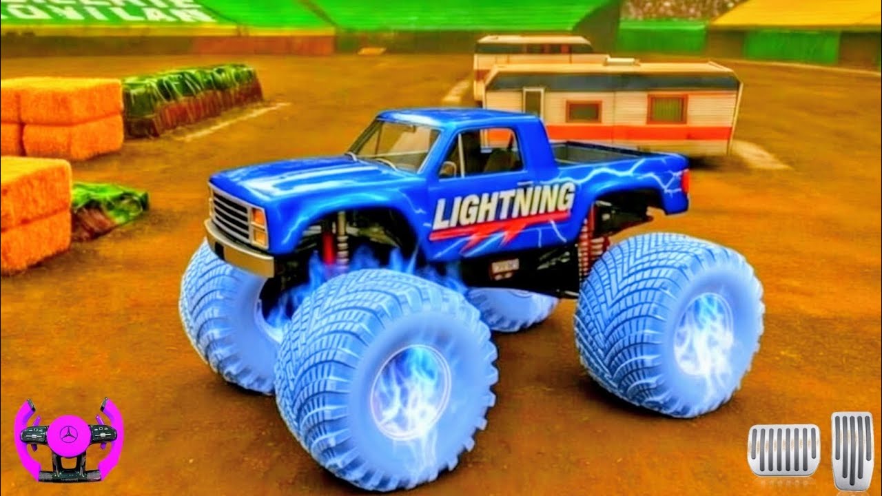 4x4 Monster Truck Metal Beast - Stunt Erena | Monster truck Free style And backflip