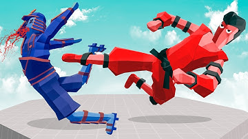 KARATE MASTER vs EVERY UNIT | Totally Accurate Battle Simulator-TABS